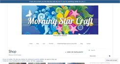 Desktop Screenshot of morningstarcraft.co.uk