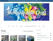 Tablet Screenshot of morningstarcraft.co.uk